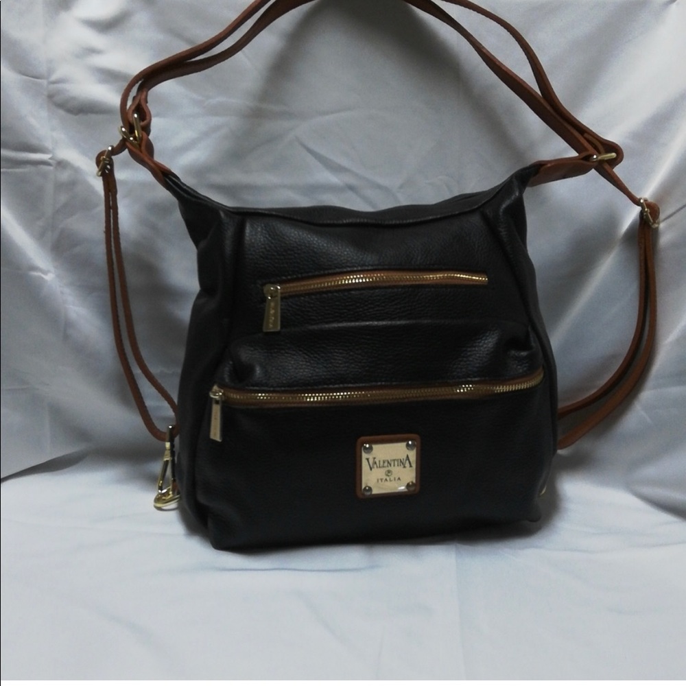 Valentina Leather Convertible purse / backpack